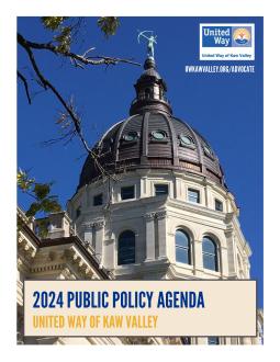 Cover of the 2024 UWKV policy agenda